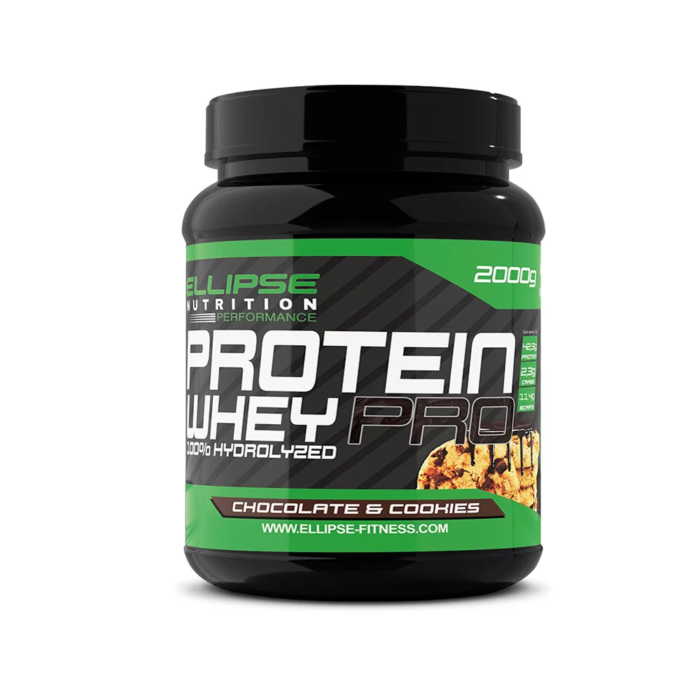 PROTEIN WHEY PRO 100% Hydrolyzed 2Kg Chocolate Cookies - Ellipse Nutrition